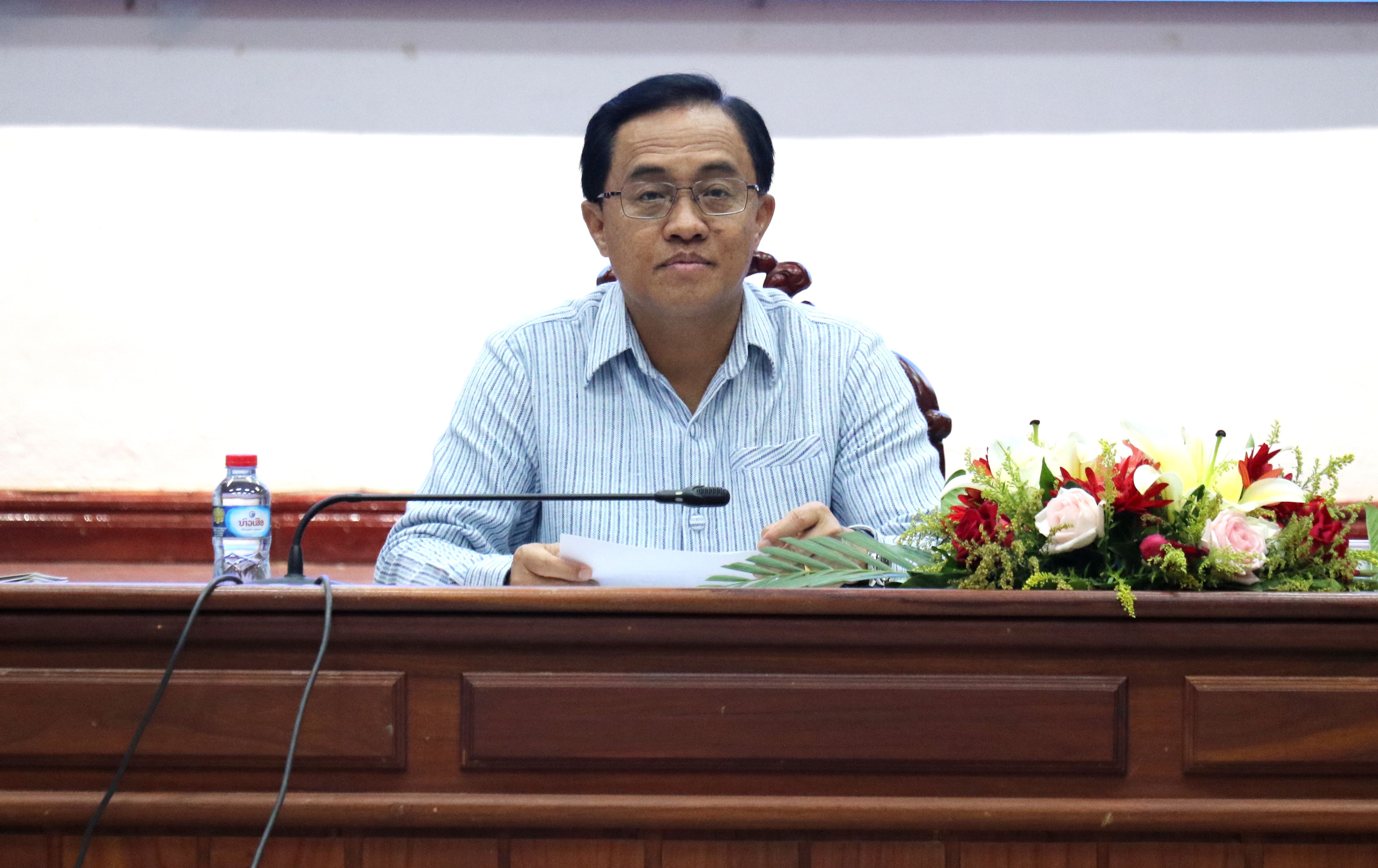 ກອງປະຊຸມພົບປະ ລະຫວ່າງ ກະຊວງໂຍທາທິການ ແລະ ຂົນສົ່ງ ແລະ ຄະນະກຳມະການຮ່ວມມືລາວ-ຈີນ